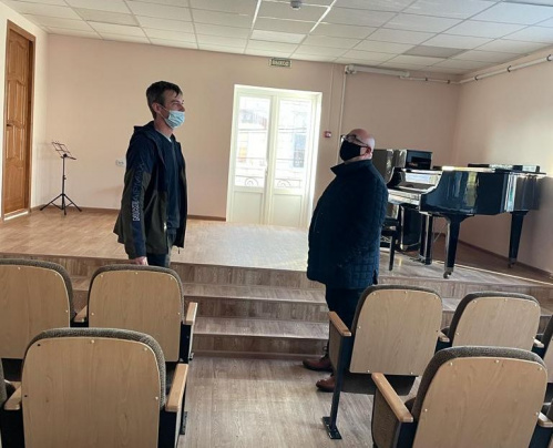 В Кумылженской музыкальной школе завершается капитальный ремонт