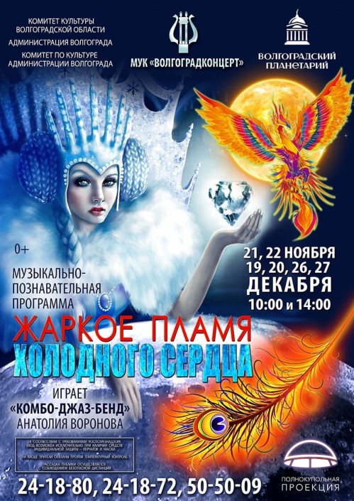 В Волгоградском планетарии представят премьеру новогодней музыкальной программы