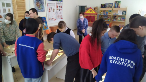 Волонтёры культуры провели мастер-класс в школе-интернате Волонтёры культуры провели мастер-класс в школе-интернате