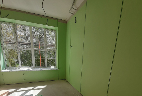 В Светлоярской школе искусств ведутся внутренние работы