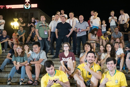 Площадку Фестиваля болельщиков FIFA в Волгограде посетили более полумиллиона человек