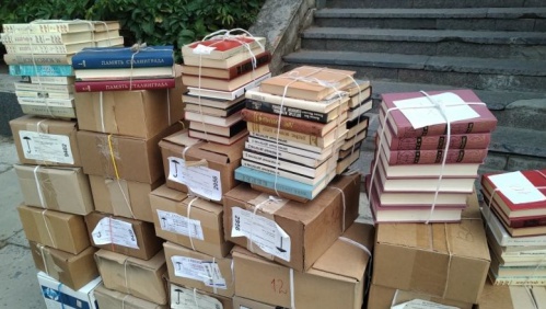 Волгоградская Горьковка передала в дар книги для одной из волгоградских колоний 