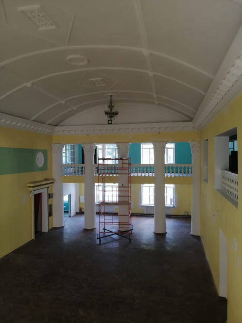 В Жирновском районном доме культуры начался новый этап ремонтных работ 