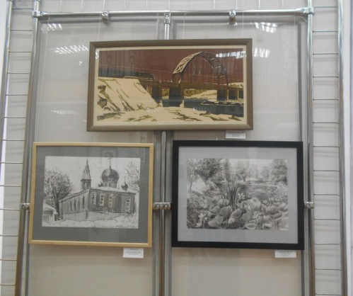 В зале на Краснознаменской представлена волгоградская графика