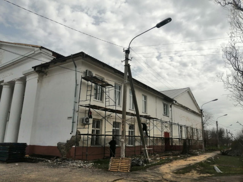 В Палласовском доме культуры завершили ремонт кровли