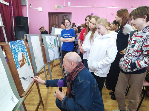 Владислав Коваль провёл творческую встречу со школьниками