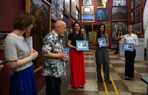 В Музее Машкова прошла церемония  спецгашения почтовой марки 