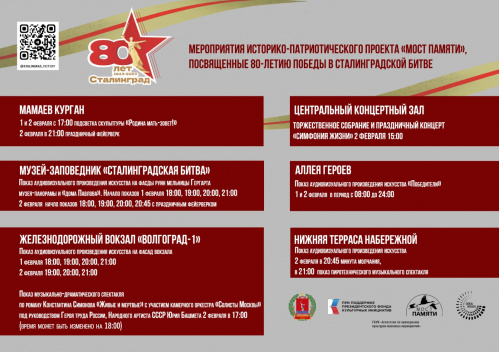 Определена программа мероприятий масштабного проекта «Мост Памяти» Определена программа мероприятий масштабного проекта «Мост Памяти»