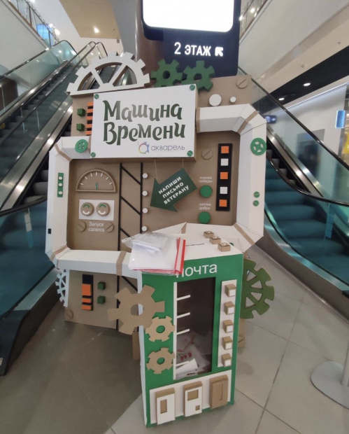 Волонтёры культуры провели акцию «Машина времени»