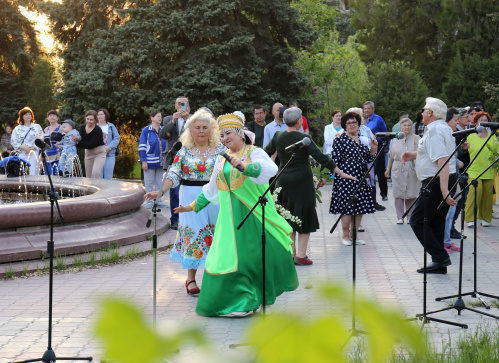 В Михайловке открыли летний сезон танцевальных вечеров