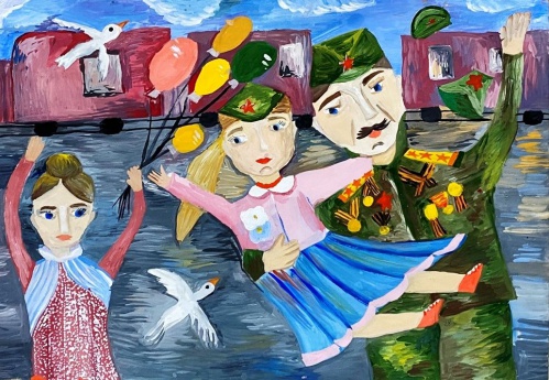 В Волгоградской детской галерее открылась виртуальная выставка ко Дню Победы