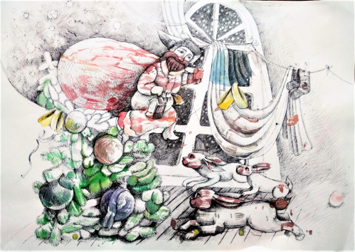 Начинающие художники Волгограда подготовили выставку «Контраст: графика Волгограда»