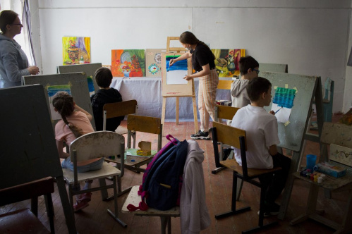 Во ВГИИКе провели мастер-класс для особенных детей