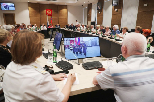 Представителями ветеранского сообщества Санкт-Петербурга показали видеофильм о Сталинградской Победе Представителями ветеранского сообщества Санкт-Петербурга показали видеофильм о Сталинградской Победе