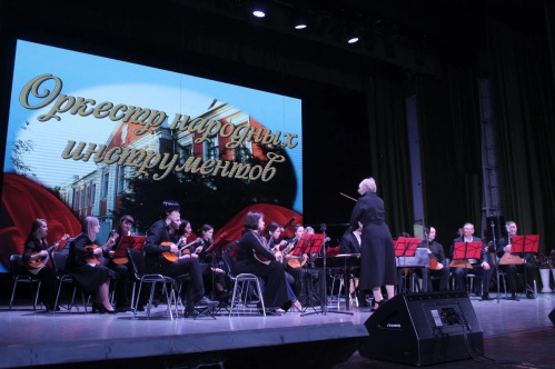 Преподаватели Фроловской ДШИ выступили в составе оркестра народных инструментов