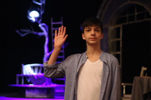 На спектакль НЭТа в Твери пришёл сын Отара Джангишерашвили