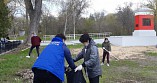 Волгоградские волонтёры культуры провели субботник на «Острове Людникова»