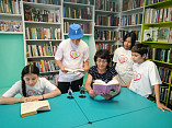 Быковскую модельную библиотеку посетили юные волонтёры Быковскую модельную библиотеку посетили юные волонтёры